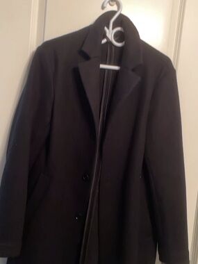 H&M Men’s Black Trench Coat